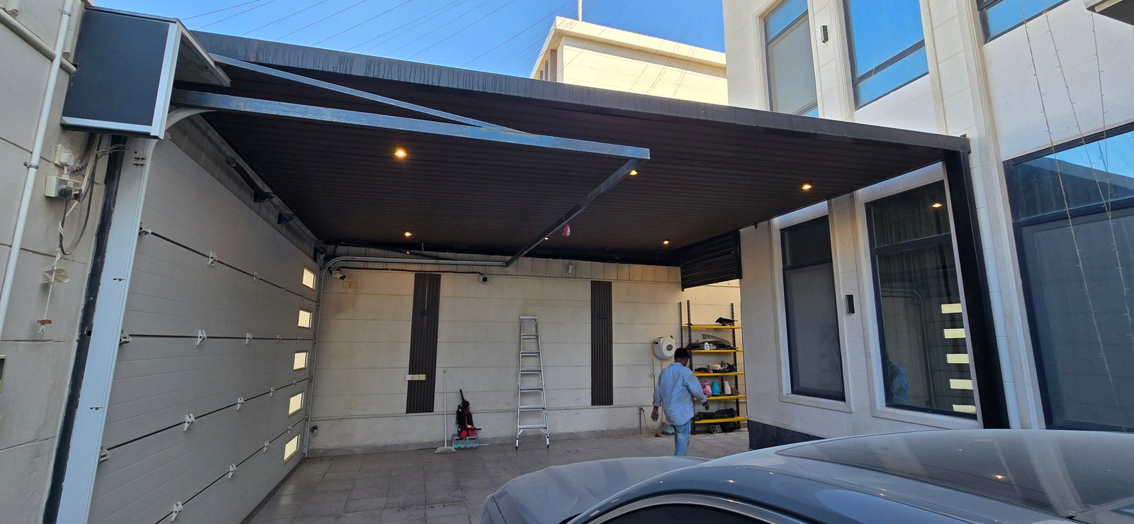 مظلات بديل الخشب تركيب سواتر بديل الخشب